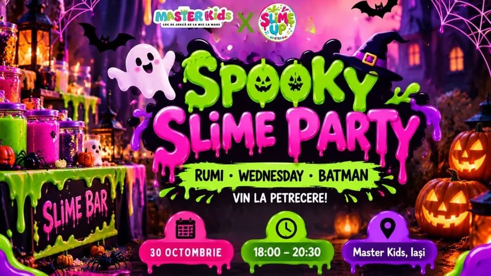 Spooky slime party