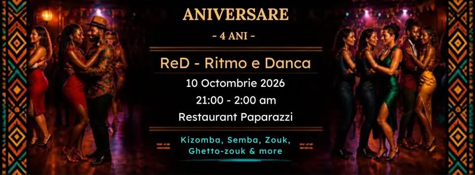 🎉 4 ANI DE ReD – RITMO E DANÇA 🎉