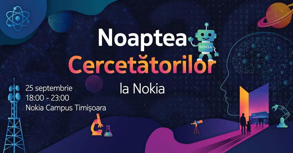 Noaptea Cercetătorilor la Nokia 2026