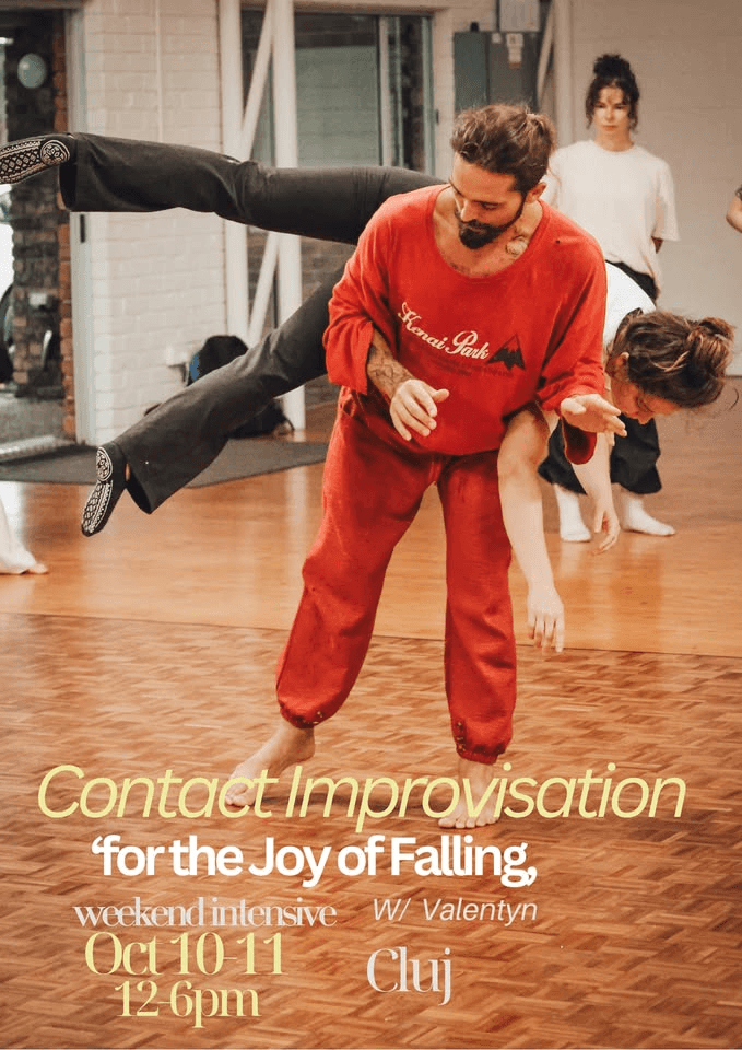 Contact Improvisation - Cluj | Oct 10-11 | 'for the Joy of Falling'