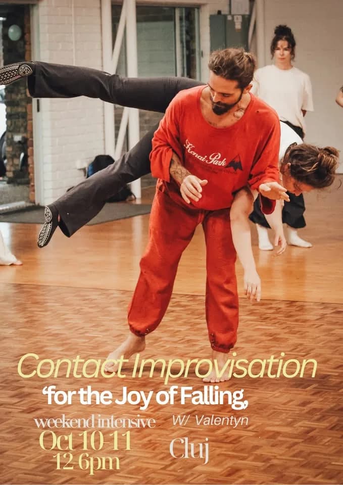 Contact Improvisation - Cluj | Oct 10-11 | 'for the Joy of Falling'