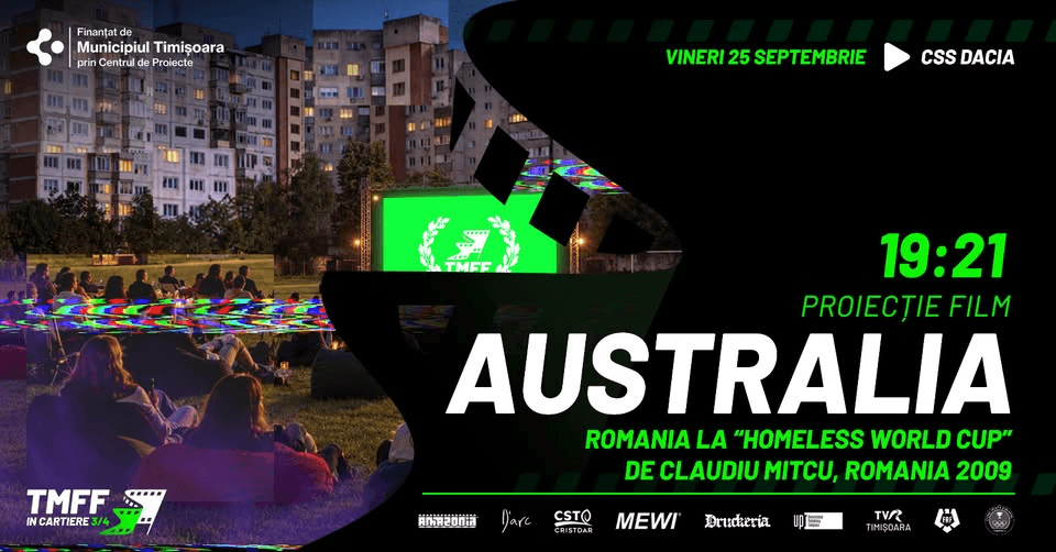 TMFF în cartiere #3/4 | AUSTRALIA - proiecție de film la CSS