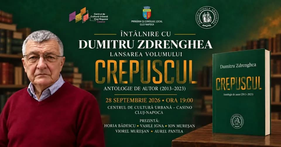 Rencontre avec Dumitru Zdrenghea. Lancement du volume Crepuscul