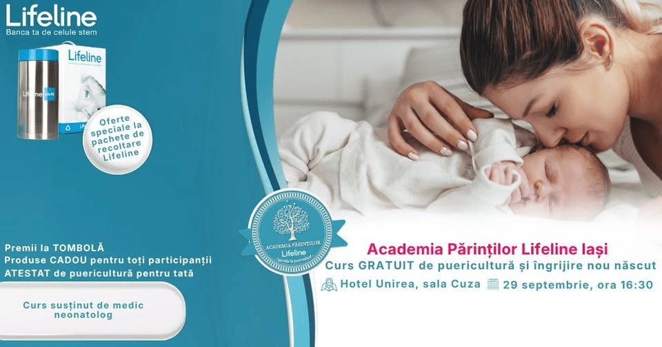 Academia Părinților Lifeline - Curs GRATUIT de Puericultură - Iași