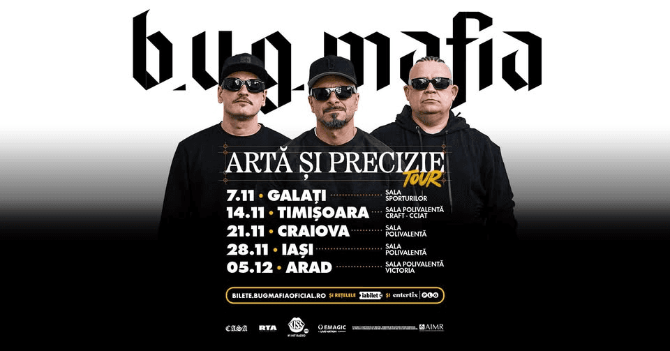 B.U.G. Mafia – „Artă Și Precizie Tour” | Iași