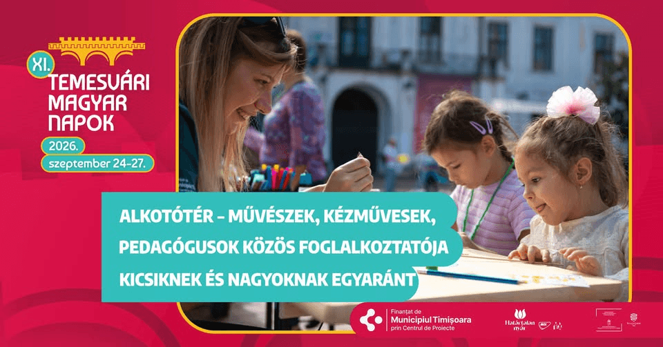 AlkotóTér – Készítsd el a saját élményed! - a vasárnapi program részletei