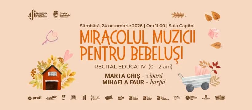 MUZICĂ DIN DESENE ANIMATE – Recital educativ (2 - 7 ani)
