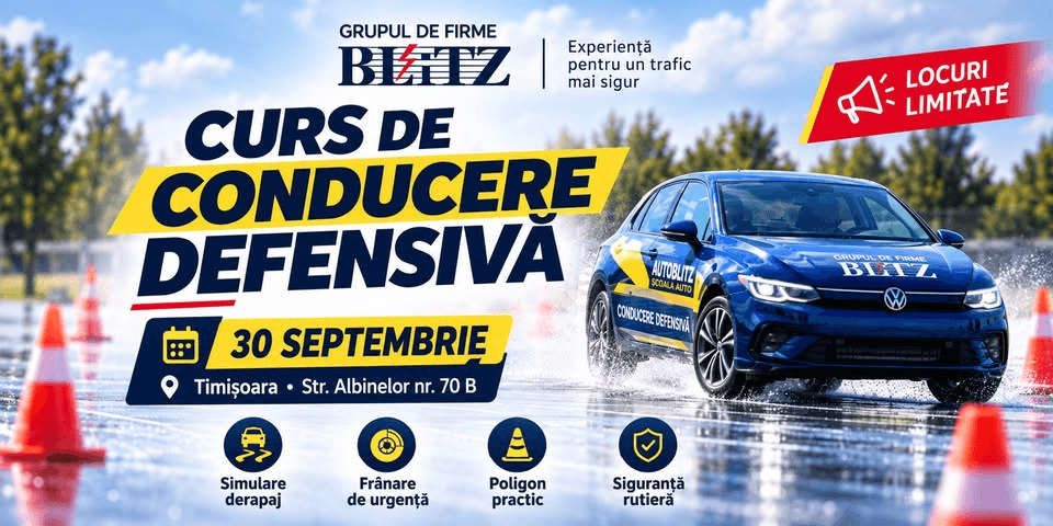 Curs Conducere Defensivă Blitz - 30 Septembrie