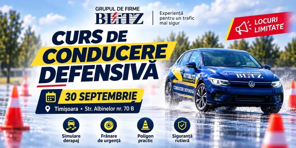 Curs Conducere Defensivă Blitz - 30 Septembrie