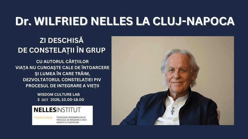 Dr. Wilfried Nelles la Cluj-Napoca - constelații și lecturi cu dezvoltatorul PIV-ului!