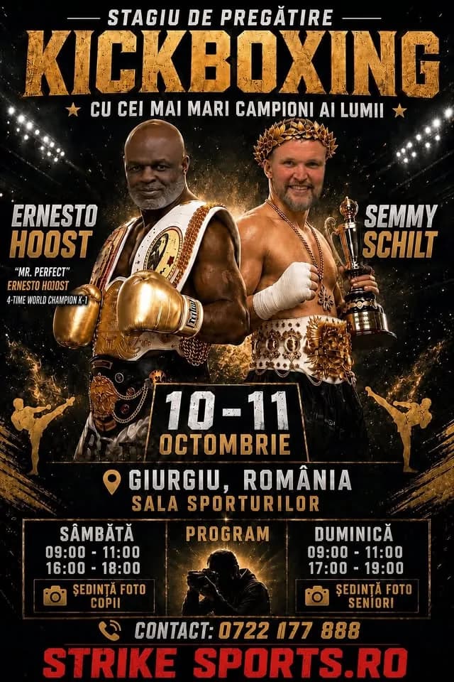 Séminaire de kickboxing avec Semmy Schilt et Ernesto Hoost