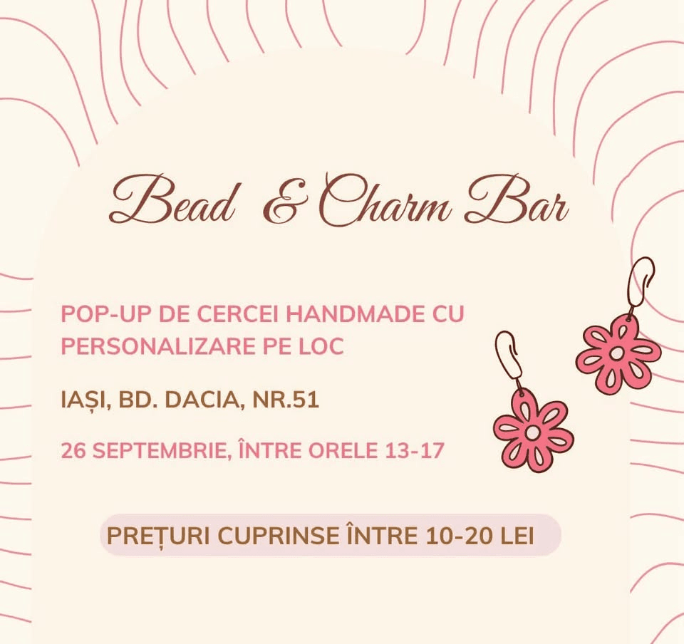 Bead & Charm Bar: Pop-up de cercei personalizați