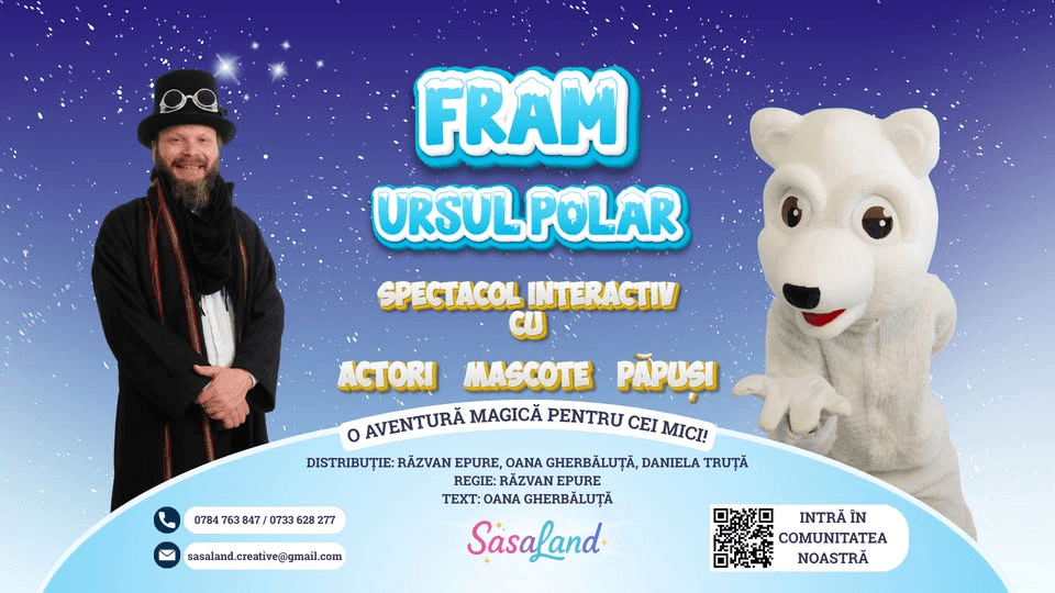 Fram, ursul polar- BUCUREȘTI