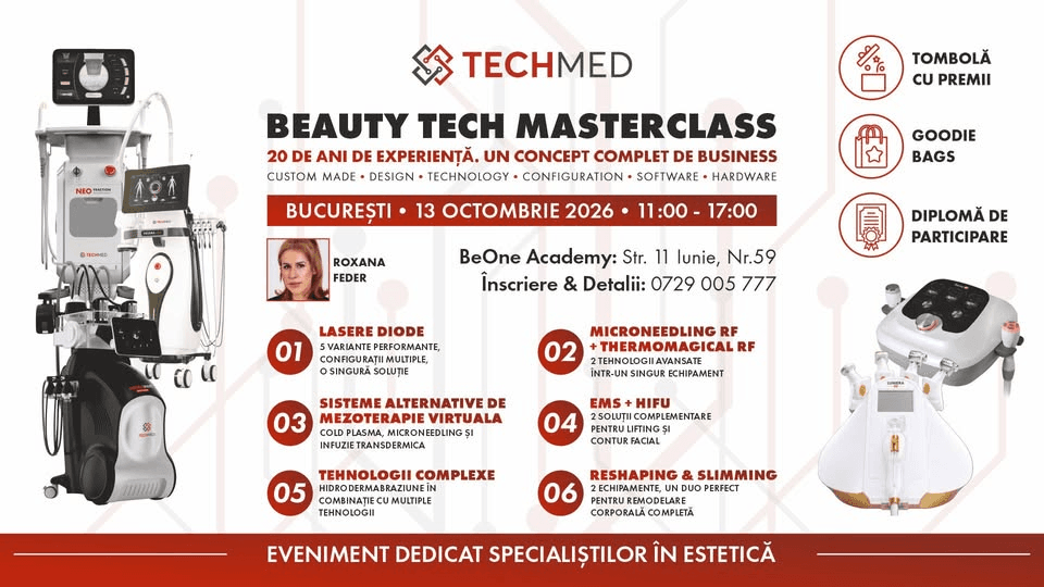 BEAUTY TECH MASTERCLASS TECHMED - BUCAREST
