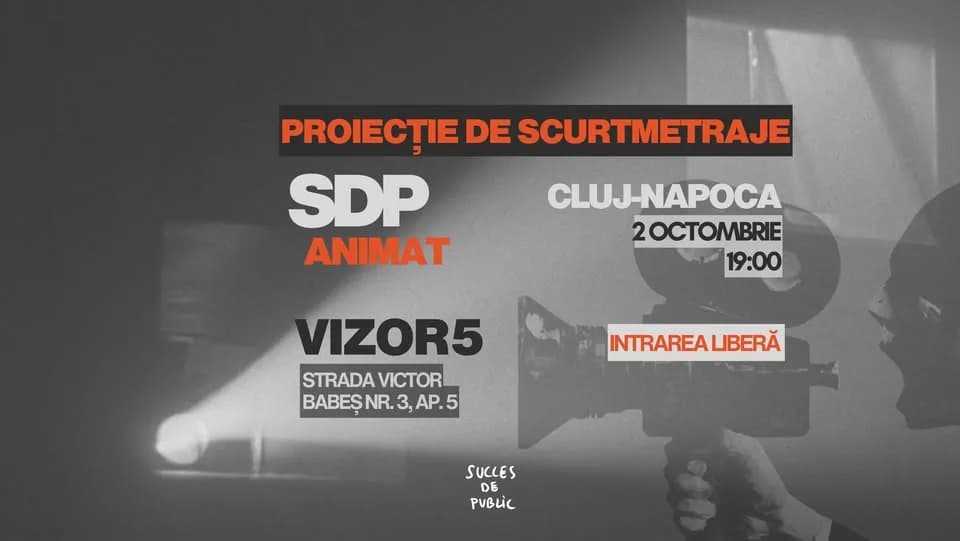 Projection de courts métrages : Succès public à Cluj-Napoca @ Vizor5