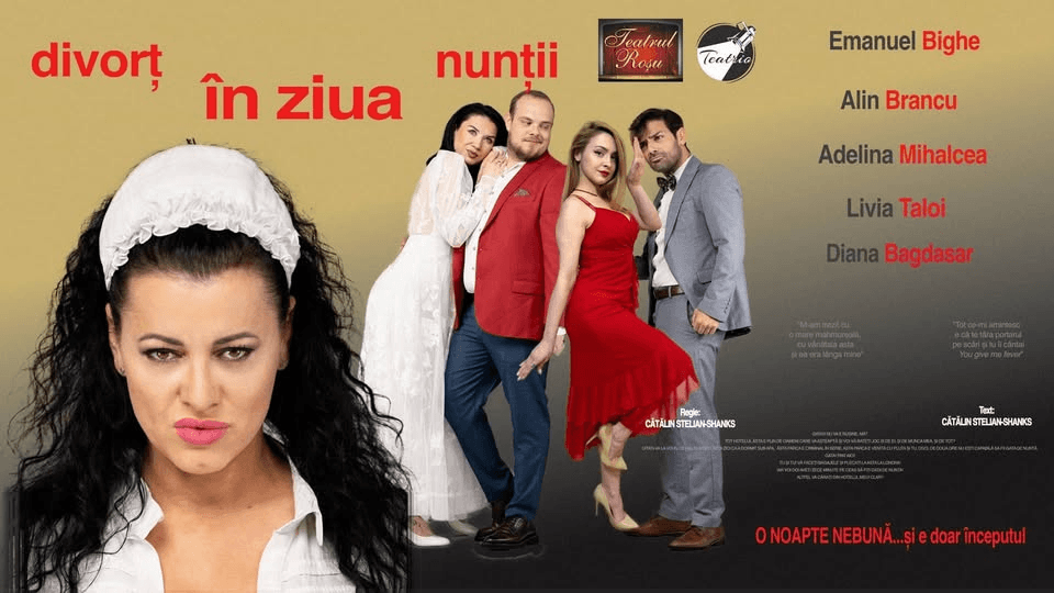 Spectacol de teatru - comedie „Divorț în ziua nunții”